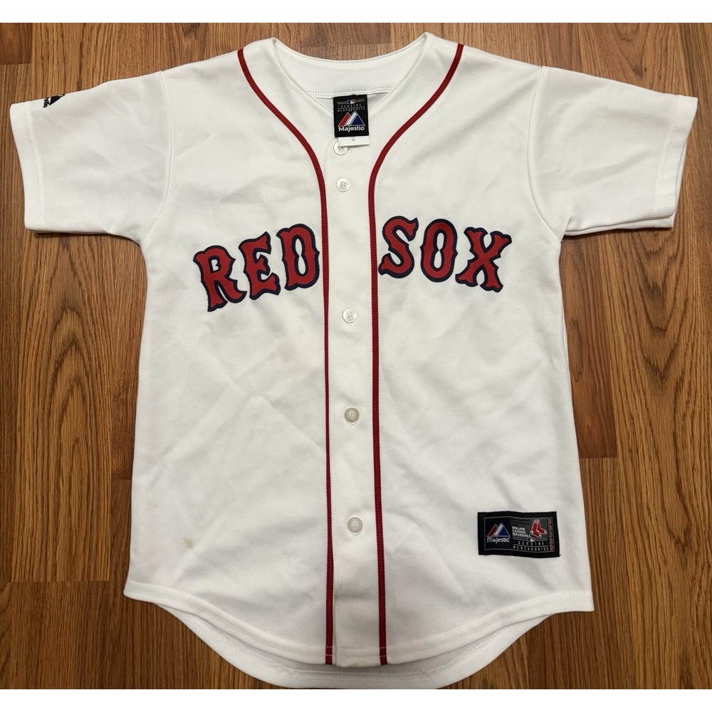 Jon Lester Boston Red Sox Jersey Youth Medium Majestic 31 Made In USA